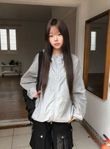 Fran Curved Two-Way Hood Windbreaker