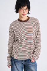 Lenny waffle crop long sleeve