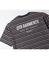 LB Stripe Simple Logo Washed Tee (Charcoal)