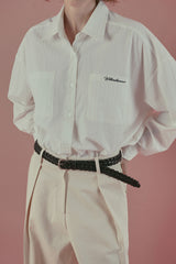 Cotton chino pants_cream