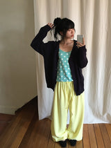 Hio Basic Loose-Fit V-Neck Cardigan