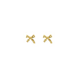 [925 SILVER] Simple Ribbon Earring (2colors)
