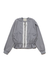 Starring Zip-Up Jacket [Gray]