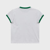 Maltese Archive Line Graphic Ringer Half Sleeve T-shirt