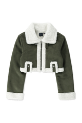 CROP MOUTON JACKET