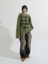 Franken cargo denim pants
