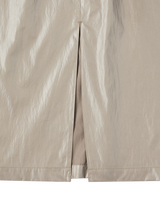 26SS WOMAN NYLON SHIRRING LONG SKIRT