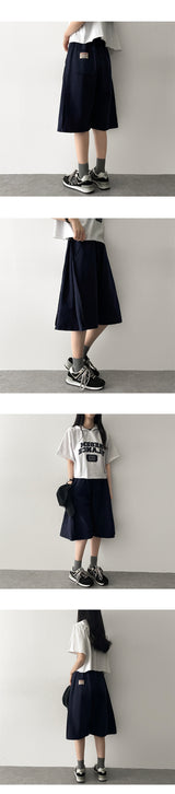 Eiki Side Pintuck Pocket Tab Banding Shorts