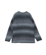 UNISEX マフラー付グラデニット