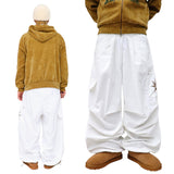 ワイドレッグコーデュロイリベットパンツ