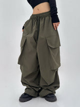 (UNISEX) WIDE BOX-POCKET LOOSE-FIT AUTUMN DENIM