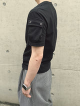 ベイドポケットクロップ半袖Tシャツ 4C