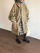 Shearling Overfit Cotton Field Jacket (2 Colors)