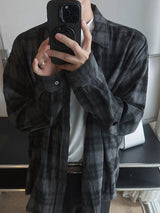 ASCLO Joy Over Dyeing Check Shirt (2color)