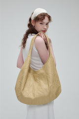 MADE_Big Curve Stitch Tote Bag / Vintage Butter