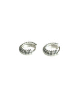 Layer of U earring (silver)
