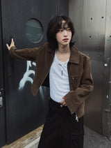 Rudy Suede Crop Jacket