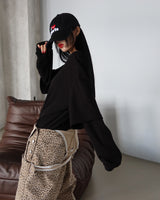 Bart Layered Oversized-Fit Sweatshirt