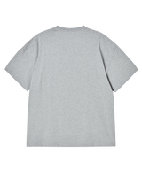 25FW シンプルボーダーライン半袖Tシャツ メランジ