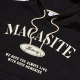 アーチロゴフードTシャツ　ブラック