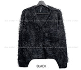 Ronnie Semi Crop Soft Fur Cardigan