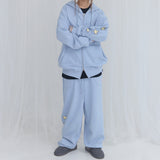 [FANCY X DUSTY] DEVIL & ANGEL PRINTED SWEATPANTS (SKY BLUE) F25NM1004