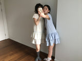 Twin Shirt フリルワンピース (2color)