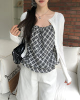 Aino Ribbed Slim Cardigan
