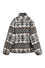 NORDEN FLEECE JACKET / BROWN