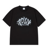 25SS ADLV ユニバースロゴショートスリーブTシャツ ブラック
