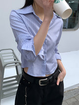 MULTI STRIPE SEMI SHIRT (2C)