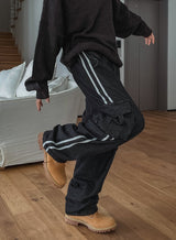 Elmo Side Line Cargo Denim Pants