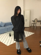 gray boot cut pants