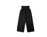 Pinbo Lettering Folding Wide Banding Sweatpants