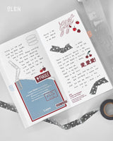 PET Silver Foil Pin & Clips Kiss Cut Tape