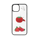 Tomato Needle Cushion Glass bumper Case