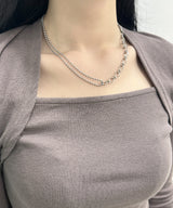 half&half twoway necklace