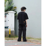 PEANUT STAIN - Poop ブラック ボクシー Tシャツ