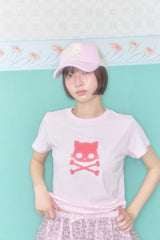 キリスカルパッチTシャツ (PINK)