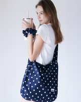 Big Dot Tie Big Bag (Navy)