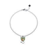 Devil heart PEARL necklace