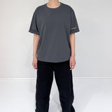 ジェンダーレス ㅁ Tシャツ - チャコール
