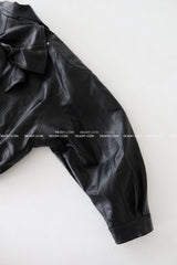 Big Ribbon Detachable Oversized Fit Rider Jacket