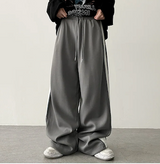 Enz Side Track Line Wide Pants