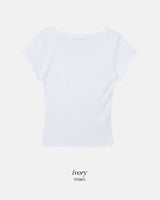 バイオウォッシングベーシックショートスリーブTシャツ(3color)