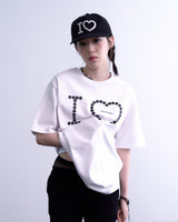 Button Love T-shirt (White)
