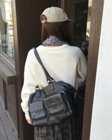 [ORIGINAL] デア Vネック ルーズフィット ニット