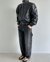 Seat coating zip-up jumper