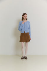 CUDDLE CORDUROY PLEATS SKIRT
