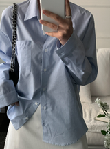 Prussy Classic Striped Cotton Shirt / 2 colors